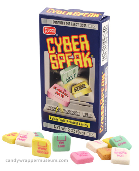 NECCO 1999 Cyber Speak computer disc candy